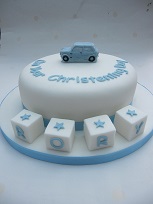 car christening cake